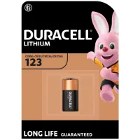 Батарейка Duracell 123 3V High Power літієва, CR123/CR123A/CR17345, 1 шт. в упаковці (5000394123106 / 5000784) - 1