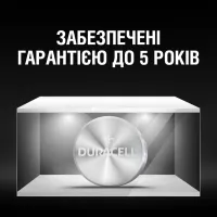 Батарейка Duracell LR44 1.5V спеціалізована лужна типу таблетка, 76A/A76/V13GA, 2шт. в упаковці (5000394504424 / 5007795) - 5
