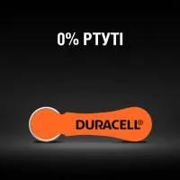 Батарейка Duracell для слухових апаратів розмір 13, 6 шт. в упаковці (5004322) - 7