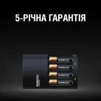 Зарядний пристрій для акумуляторів Duracell CEF14, 4 години, 1 шт. (Includes 2 AA1300mAh & 2 AAA750mAh) (5007497 / 5004990) - 8