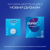 Презервативи Durex Classic латексні з силіконовою змазкою (класичні) 3 шт. (5010232954250) - 4