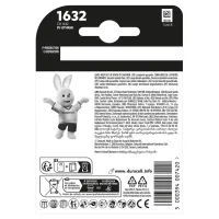 Батарейка CR 1632 спеціальна літієва типу таблетка 1632 3V, 1 шт. в упаковці Duracell (5011068) - 2