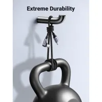 Дата кабель USB-C to USB-C 0.5m 3A 60W 90° corner US255 black/gray Ugreen (50122) - 6