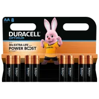 Батарейка Duracell Optimum AA лужні 8 шт. в упаковці (5014726 / 5015601) - 1