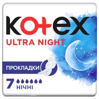 Гігієнічні прокладки Kotex Ultra Night 7 шт. (5029053540108) - 1