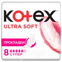 Гігієнічні прокладки Kotex Ultra Soft Super 8 шт. (5029053542683) - 1