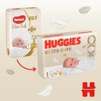 Підгузки Huggies Extra Care Розмір 1 (2-5 кг) 50 шт (5029053564883) - 4