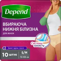 Підгузки для дорослих Depend Трусики для жінок S/M (5029053565309) - 1