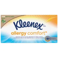Серветки косметичні Kleenex Allergy Comfort 3 шари в коробці 56 шт. (5029053577210) - Зображення 3
