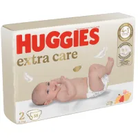 Підгузки Huggies Extra Care 2 (3-6 кг) 58 шт (5029053578071) - 2