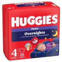Підгузки Huggies Overnights Pants Трусики 4 9-14 кг 26 шт. (5029053581088) - Зображення 1