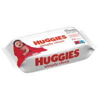 Дитячі вологі серветки Huggies Simply Clean 72 шт (5029053582238) - 2