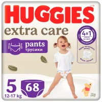 Підгузки Huggies Extra Care Розмір 5 (12-17кг) Pants Box 68 шт (5029053582412) - 1