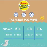 Підгузки Huggies Little Swimmers Розмір 3-4 багаторазові для плавання 1 шт (5029053583051) - 9
