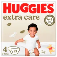 Підгузки Huggies Extra Care Size 4 (8-16 кг) 33 шт (5029053583143) - 1