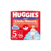 Підгузки Huggies Little Movers/Pants 5 (12-17 кг) для хлопчиків 96 шт (5029054568163) - 1