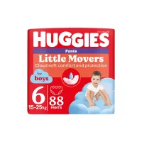 Підгузки Huggies Little Movers Pants 6 (15-25 кг) для хлопчиків 88 шт (5029054568200) - 1