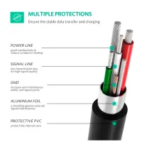 Дата кабель USB-C 2.0 AM to Mini 5P 1.0m US242 black Ugreen (50445) - 7