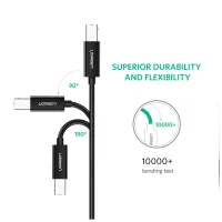 Кабель для принтера USB-C 2.0 to BM 2.0m US241 black Ugreen (50446) - 2