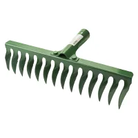 Граблі Grad садові виті 14 зубів 370×82мм заклепувальне кріплення (5051925) - 1