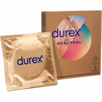 Презервативи Durex Real Feel з синтетичного латексу (безлатексні) 3 шт. (5052197026689) - Image 1