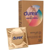Презервативи Durex Real Feel з синтетичного латексу (безлатексні) 12 шт. (5052197026719) - 1