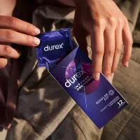 Презервативи Durex Intense Orgasmic рельєфні з стимулюючим гелем-змазкою 12 шт. (5052197056037) - 6