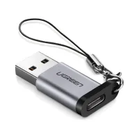 Перехідник USB 3.0 AM to USB-C F gray Ugreen (50533) - Зображення 1