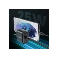 Зарядний пристрій Ugreen USB-C PD25W + cable USB-C to USB-C 2.0m CD250 black (50581) - 2