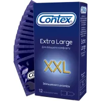 Презервативи Contex Extra Large збільшеного розміру з силіконовою змазкою 12 шт. (5060040302231) - 1