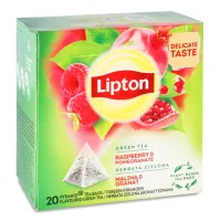 Чай Lipton зелений "Raspberry&pomegran" 20 пакетиків (5063270108413) - 2