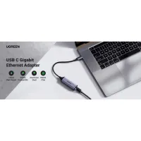 Перехідник USB-C to RJ45 Ethernet 1000Mbps CM199 Ugreen (50737) - 6