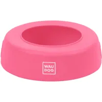 Посуд для собак WAUDOG Silicone Миска-непроливайка 1 л рожева (50797) - 1