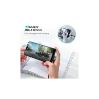 Дата кабель USB 2.0 AM to USB-C 0.5m 3A US284 90° corner black UGREEN (50940) - 2