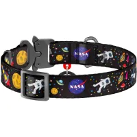 Нашийник для тварин WAUDOG Nylon з QR паспортом NASA металічна пряжка-фастекс S (5119) - 2