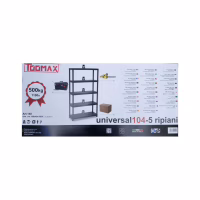 Стелаж Toomax 5 полиць cm. 100x40x180h black (5142) - Image 4
