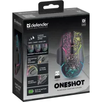 Мишка Defender Oneshot GM-067 Wireless Black (52067) - 10