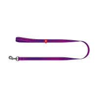 Повідець для собак WAUDOG Nylon Mono, світловідбивний M фіолетовий (52189) - 3