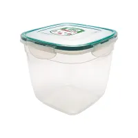 Харчовий контейнер Irak Plastik Fresh квадратний 1,1 л прозорий (5235) - 1