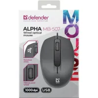Мишка Defender Alpha MB-507 USB Black (52507) - 4