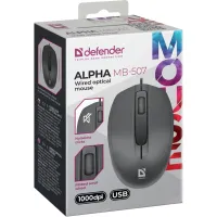 Мишка Defender Alpha MB-507 USB Black (52507) - 5