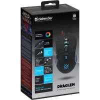 Мишка Defender Draglen GM-907 RGB USB Black (52907) - 4