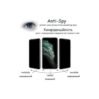 Скло захисне Drobak Anty Spy Samsung Galaxy A34 (Black) (535338) - 6