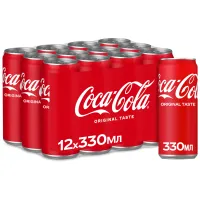 Напій Coca-Cola Безалкогольний сильногазований 330 мл (5449000000996) - 2
