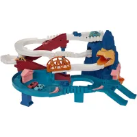 Ігровий набір ZIPP Toys Dino автотрек-серпантин електричний, 6 машинок (5501A) - 2