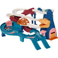 Ігровий набір ZIPP Toys Dino автотрек-серпантин електричний, 6 машинок (5501A) - 3