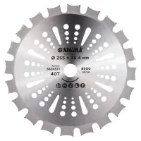 Ніж для тримера Sigma з твердосплавними напайками 255x25.4мм 40т двосторонній (5624571) - 1