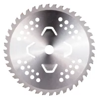 Ніж для тримера Sigma з твердосплавними напайками 255x25.4мм 40Т 4 підрізні лопаті (5624601) - 2