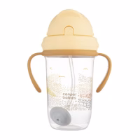 Поїльник-непроливайка Canpol babies MOUNTAINS з трубочкою і обтяжувачем, 270 мл, бежева (56/620_bei) - Image 4