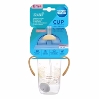 Поїльник-непроливайка Canpol babies MOUNTAINS з трубочкою і обтяжувачем, 270 мл, бежева (56/620_bei) - Image 5